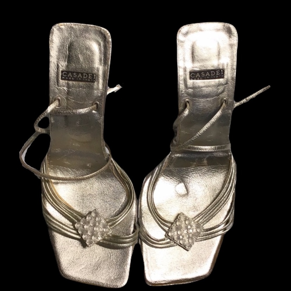 Casadei metallic sandals